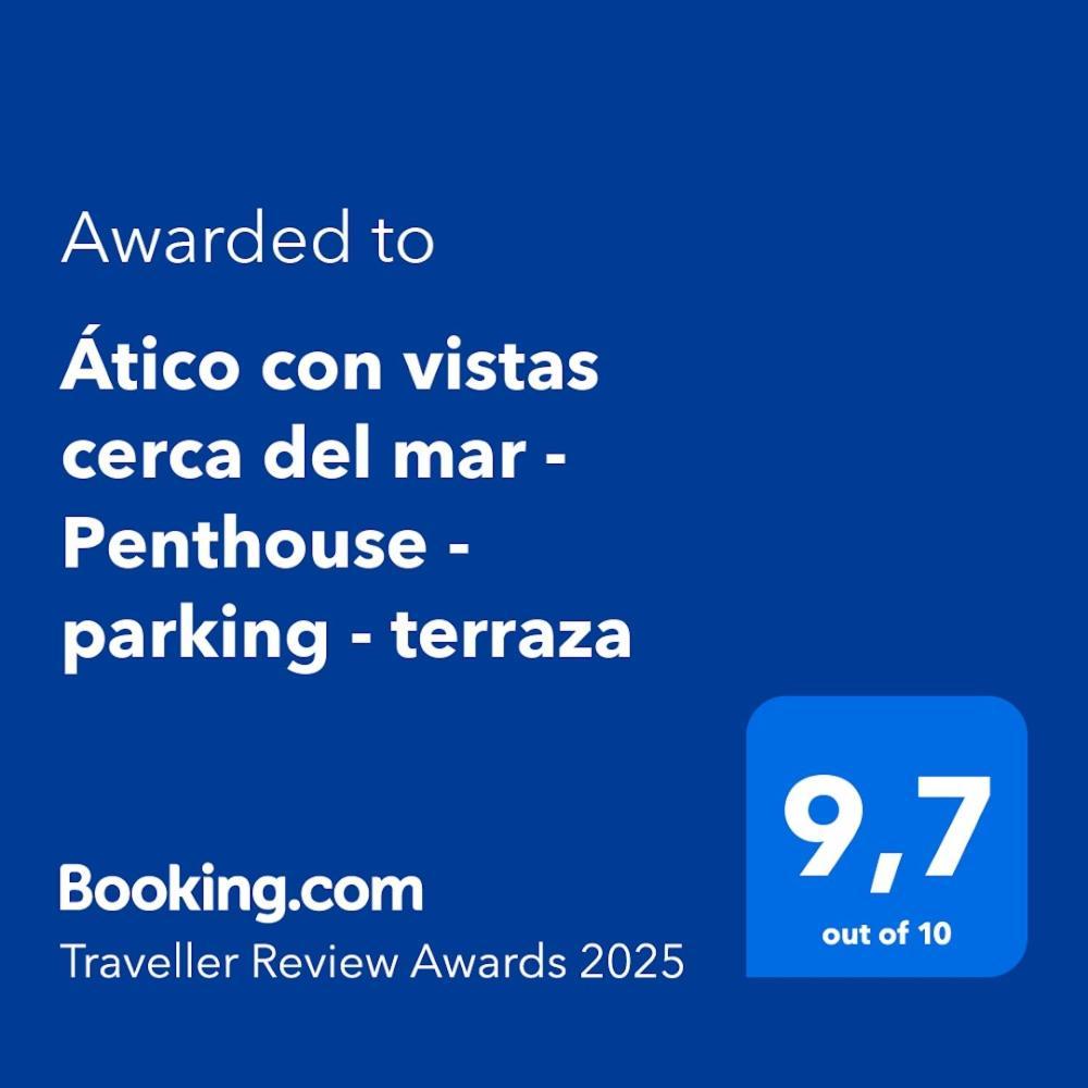 Apartamento Ático con vistas al mar - Penthouse - private parking Torre Del Mar Exterior foto